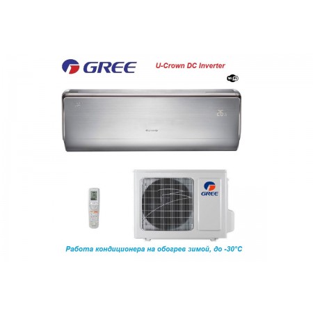 Кондиционер Gree GWH09UB-K3DNA4F серия U-Crown DC inverter до 30 м2